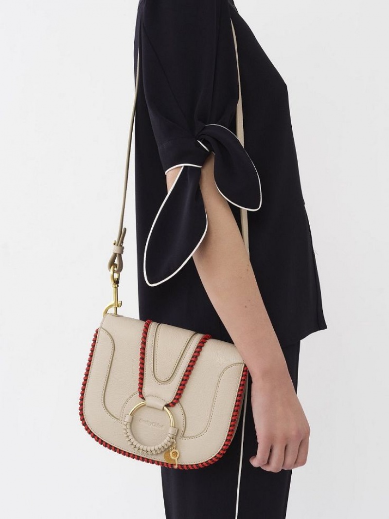 Bolsa De Hombro Chloe Hana Beige | CHE-SR14639