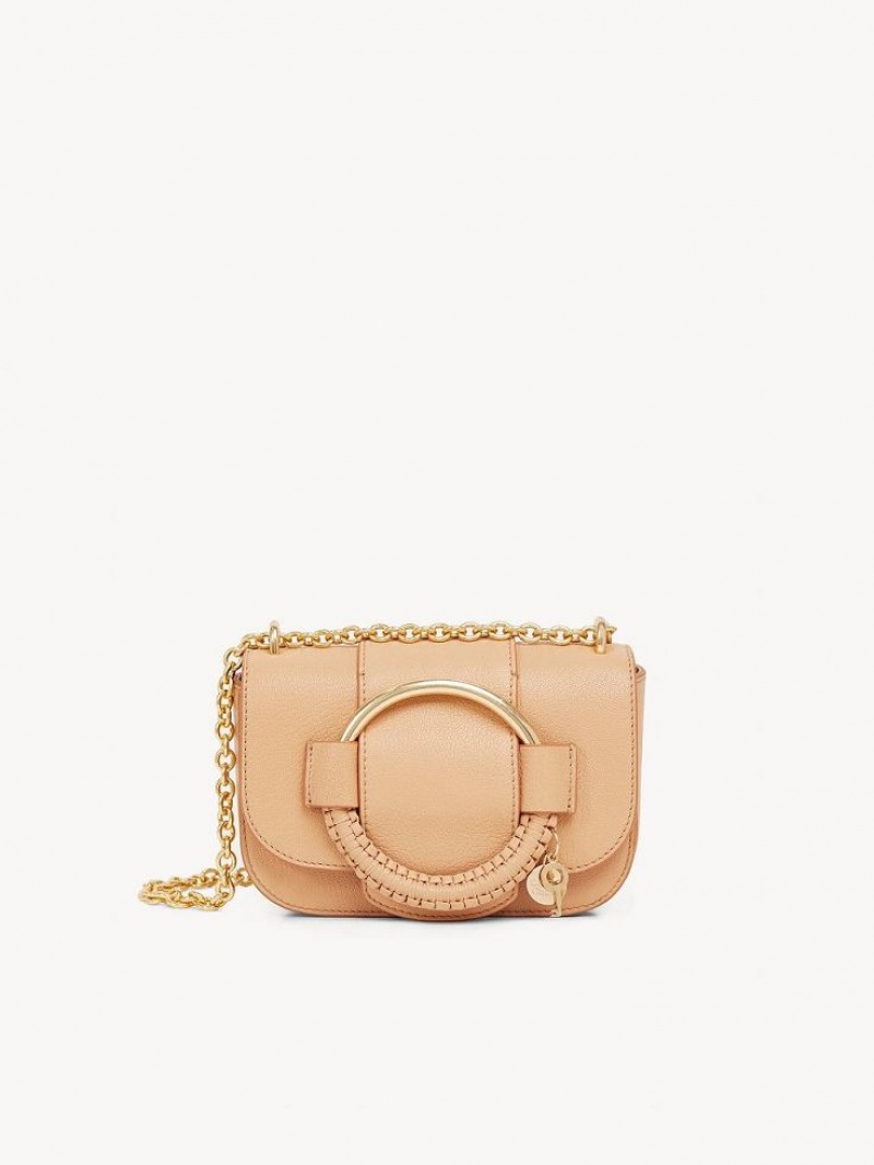 Bolsa De Hombro Chloe Hana Chain Marrones | CHE-SR14590