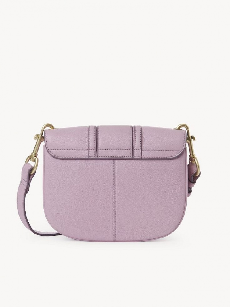 Bolsa De Hombro Chloe Hana Lavanda Blancas | CHE-SR14682