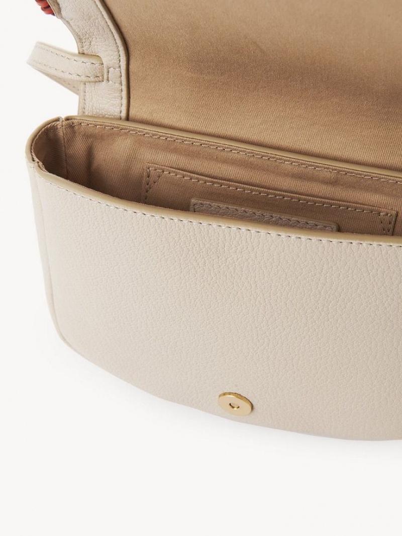 Bolsa De Hombro Chloe Hana Mini Beige | CHE-SR14646