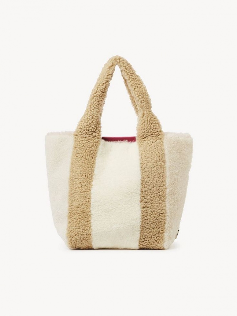 Bolsa De Hombro Chloe Huggy Beige | CHE-SR14591