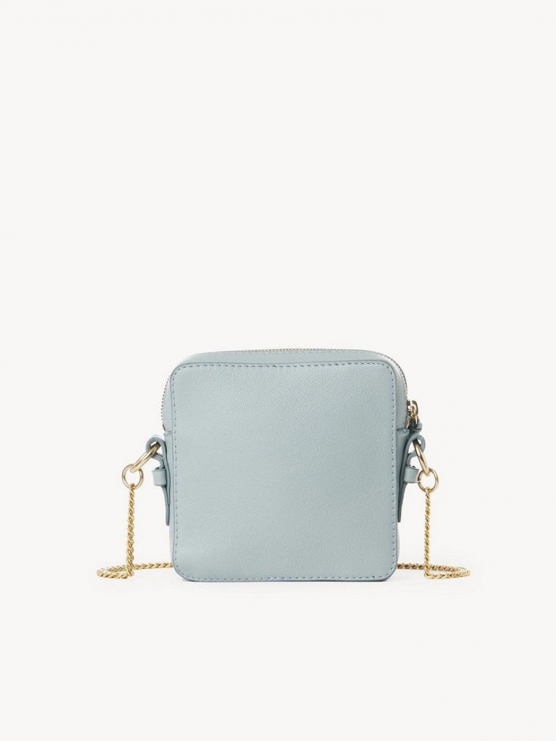 Bolsa De Hombro Chloe Joan Camera Azules | CHE-SR14675