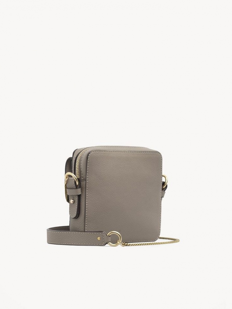 Bolsa De Hombro Chloe Joan Camera Gris | CHE-SR14629