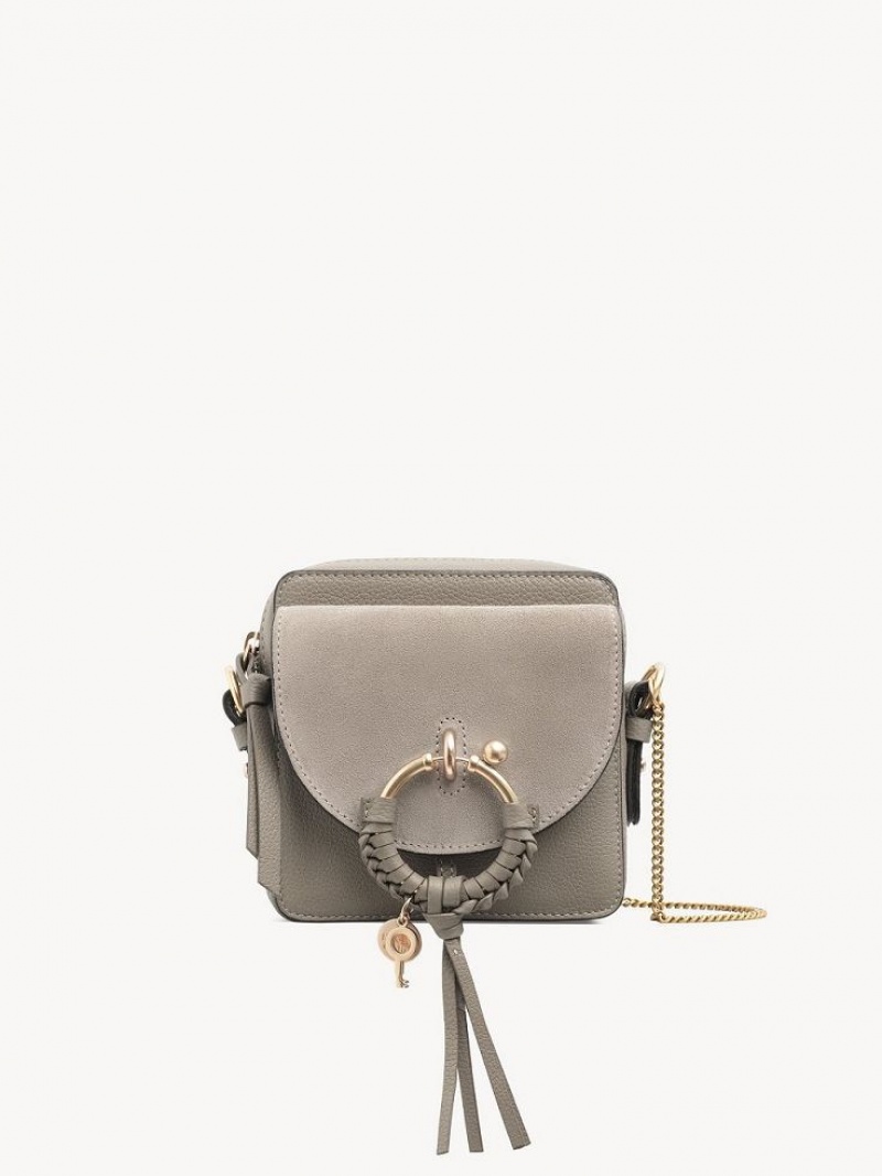 Bolsa De Hombro Chloe Joan Camera Gris | CHE-SR14629