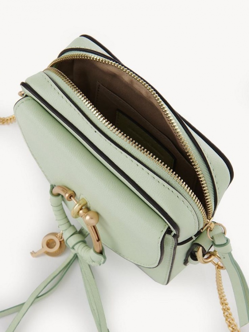 Bolsa De Hombro Chloe Joan Camera Verde | CHE-SR14677