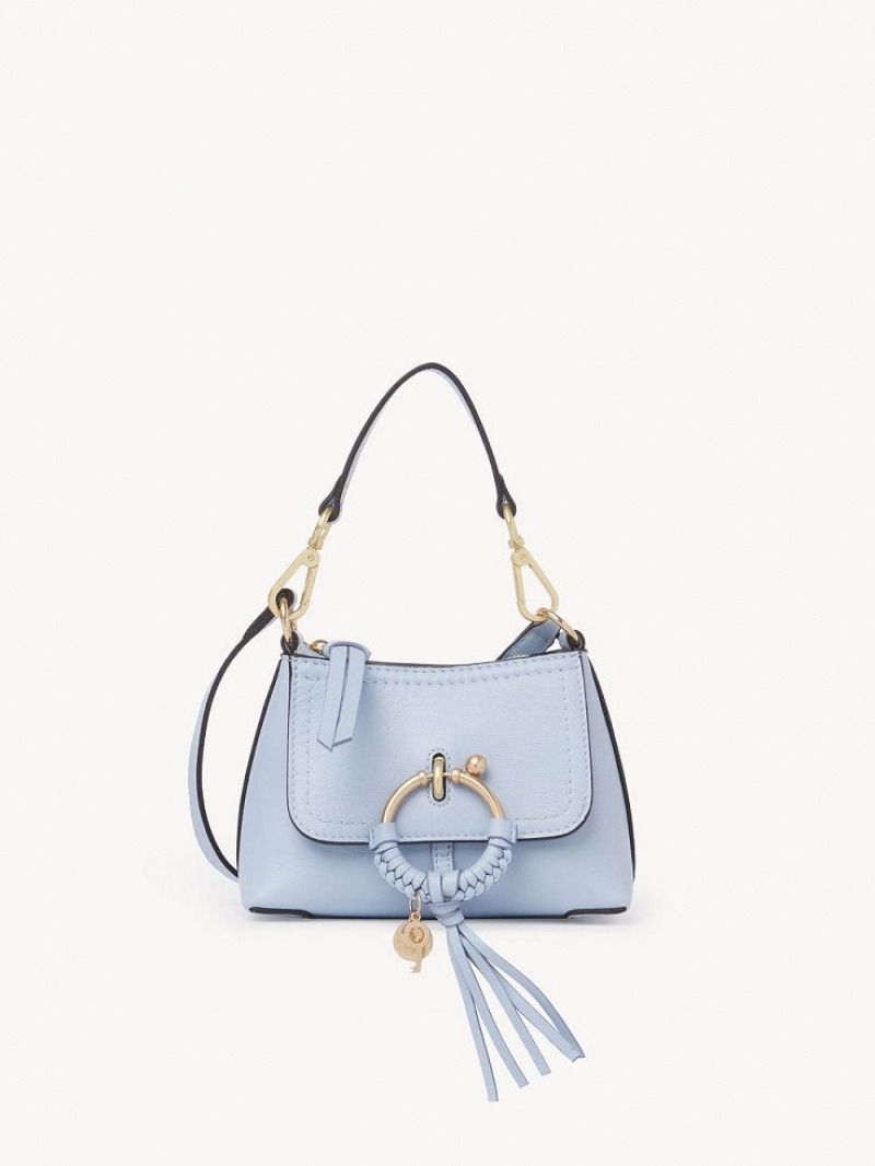 Bolsa De Hombro Chloe Joan Mini Azules | CHE-SR14689