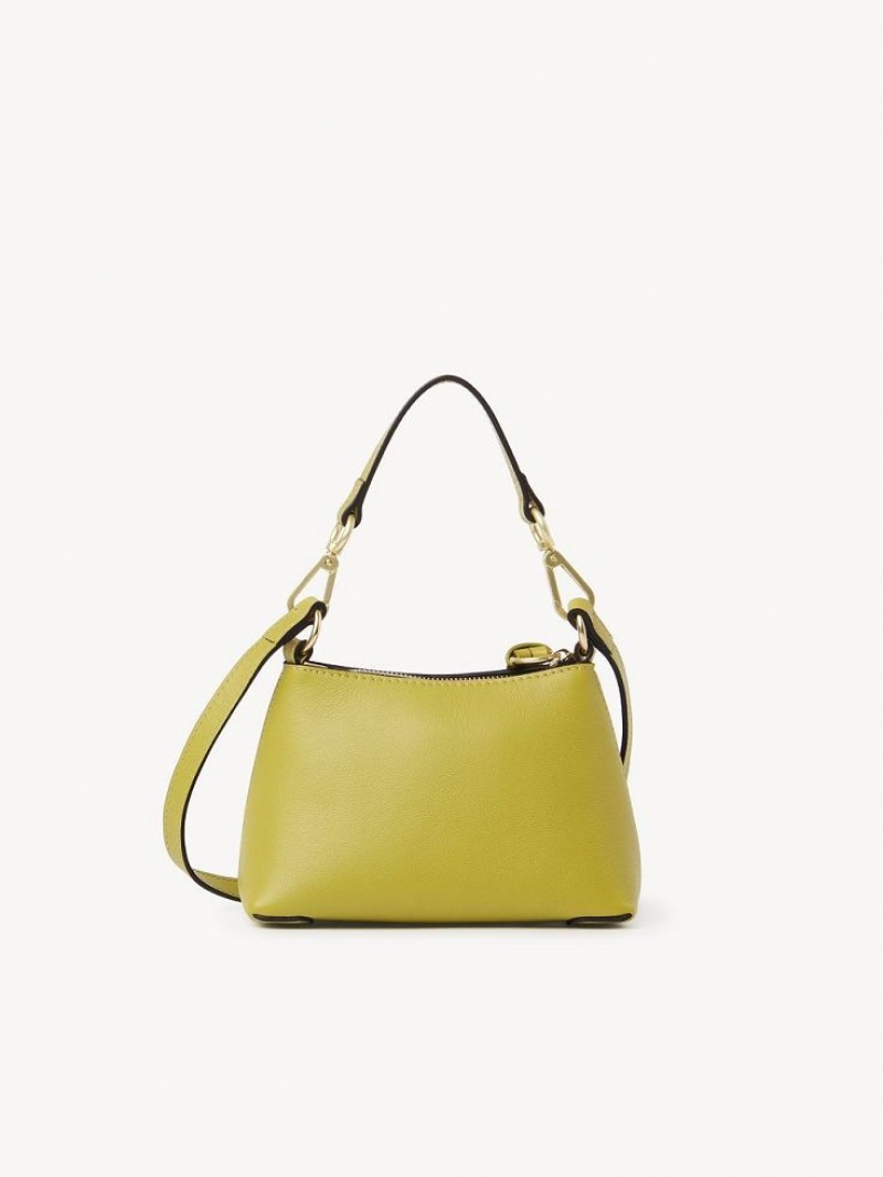 Bolsa De Hombro Chloe Joan Mini Verde Oliva Claro | CHE-SR14695