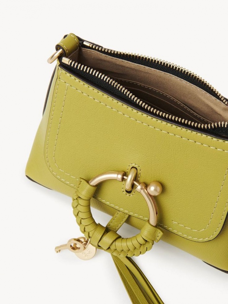 Bolsa De Hombro Chloe Joan Mini Verde Oliva Claro | CHE-SR14695