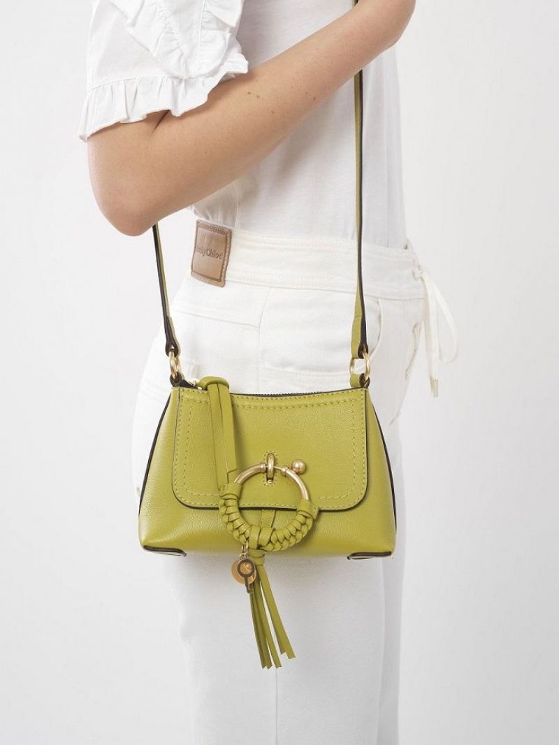 Bolsa De Hombro Chloe Joan Mini Verde Oliva Claro | CHE-SR14695