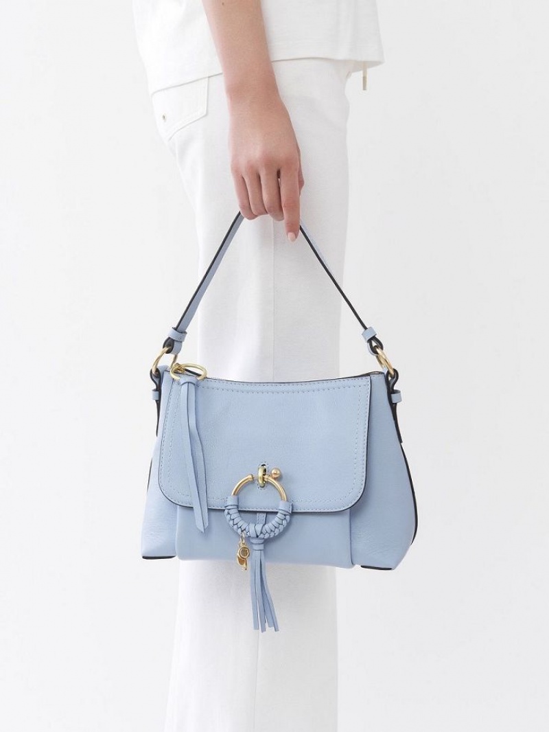 Bolsa De Hombro Chloe Joan Small Azules | CHE-SR14679