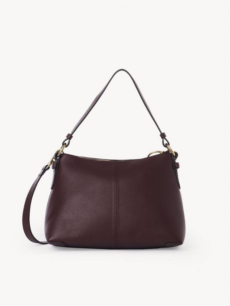 Bolsa De Hombro Chloe Joan Small Burdeos | CHE-SR14650