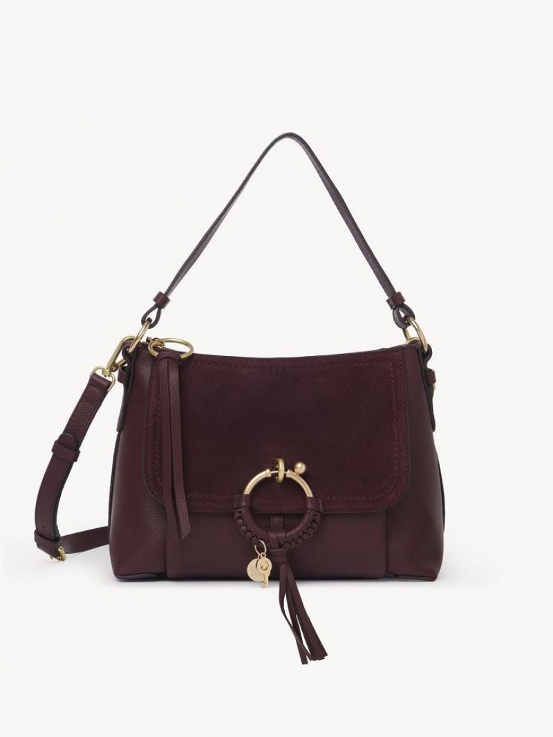 Bolsa De Hombro Chloe Joan Small Burdeos | CHE-SR14650