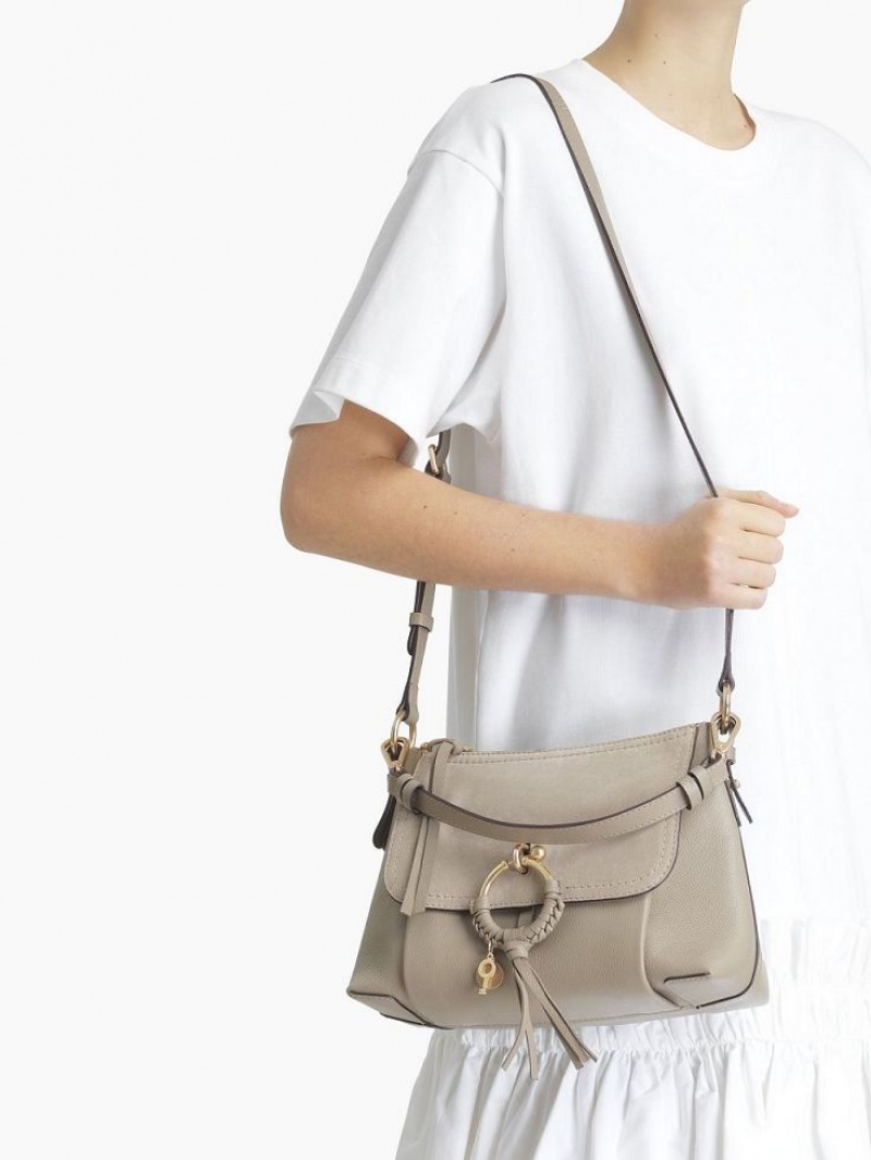 Bolsa De Hombro Chloe Joan Small Gris | CHE-SR14678