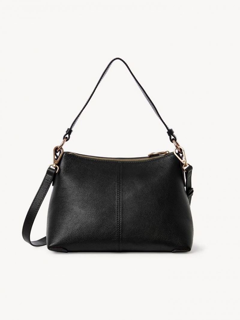 Bolsa De Hombro Chloe Joan Small Negras | CHE-SR14649