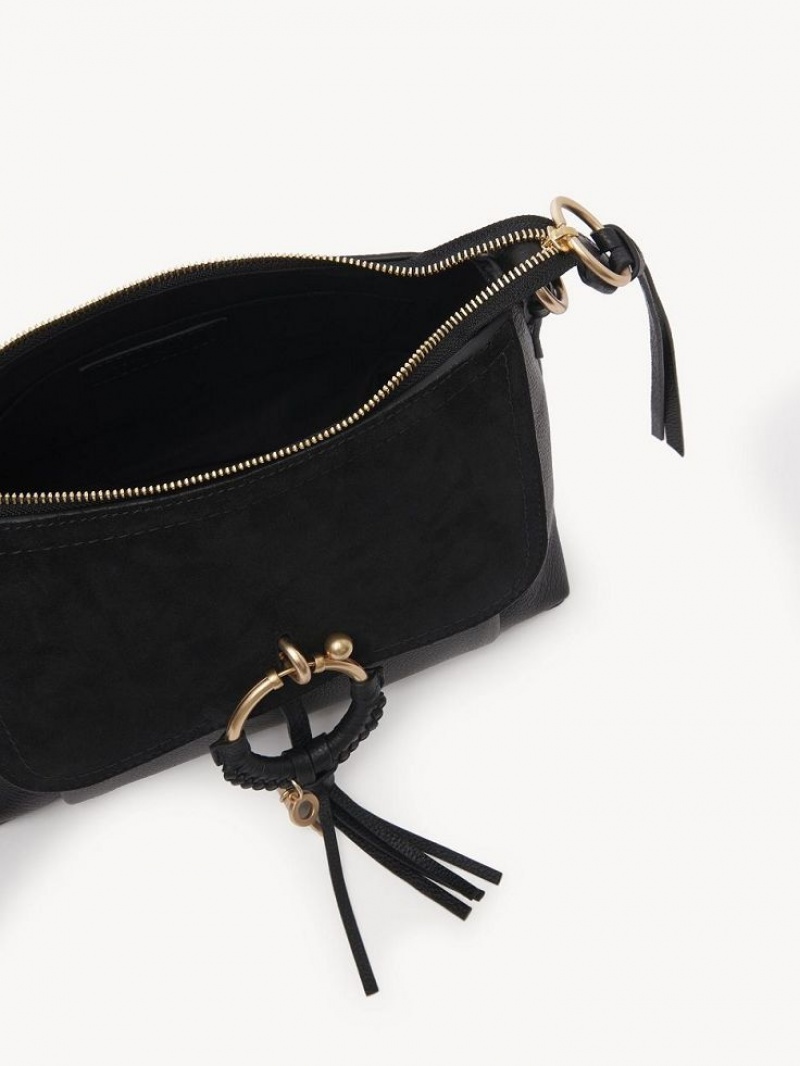 Bolsa De Hombro Chloe Joan Small Negras | CHE-SR14649