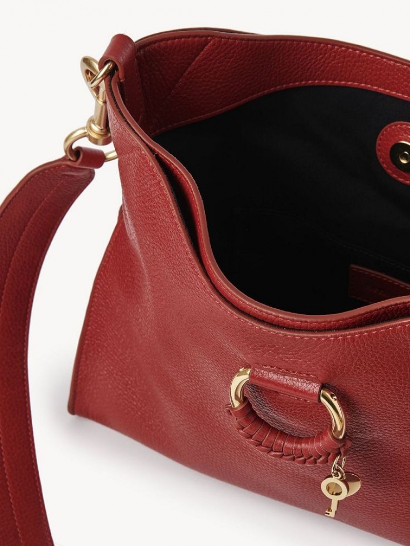 Bolsa De Hombro Chloe Joan Small Top Handle Rojas | CHE-SR14601