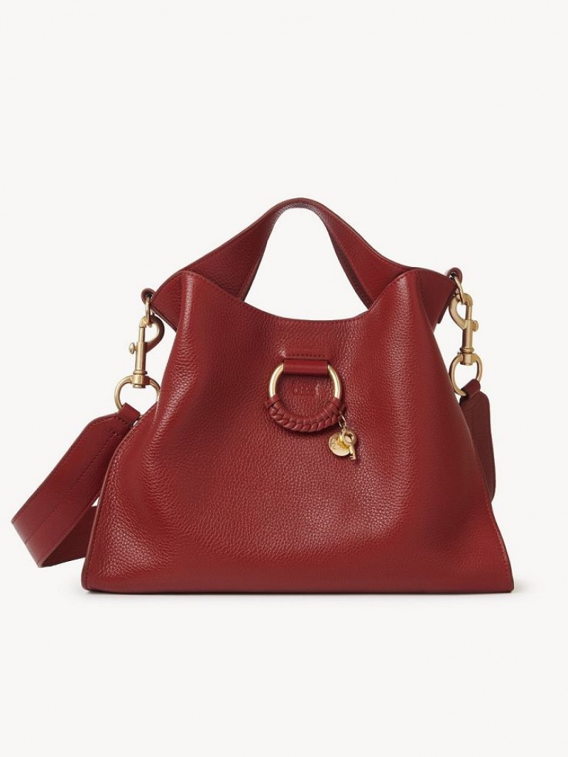 Bolsa De Hombro Chloe Joan Small Top Handle Rojas | CHE-SR14601