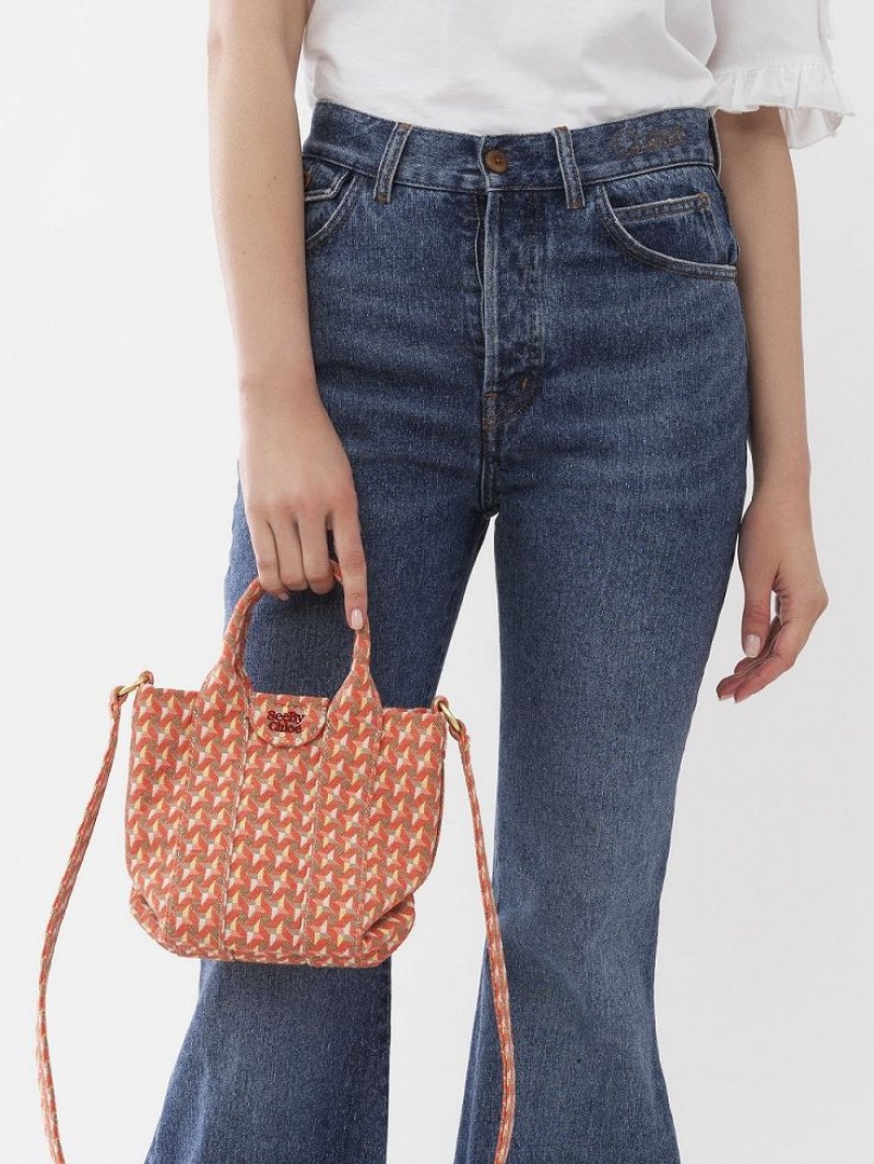 Bolsa De Hombro Chloe Laetizia Mini Naranjas | CHE-SR14626