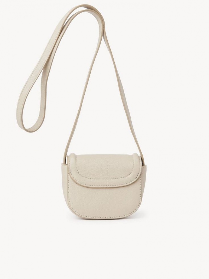 Bolsa De Hombro Chloe Mara Micro Beige | CHE-SR14607