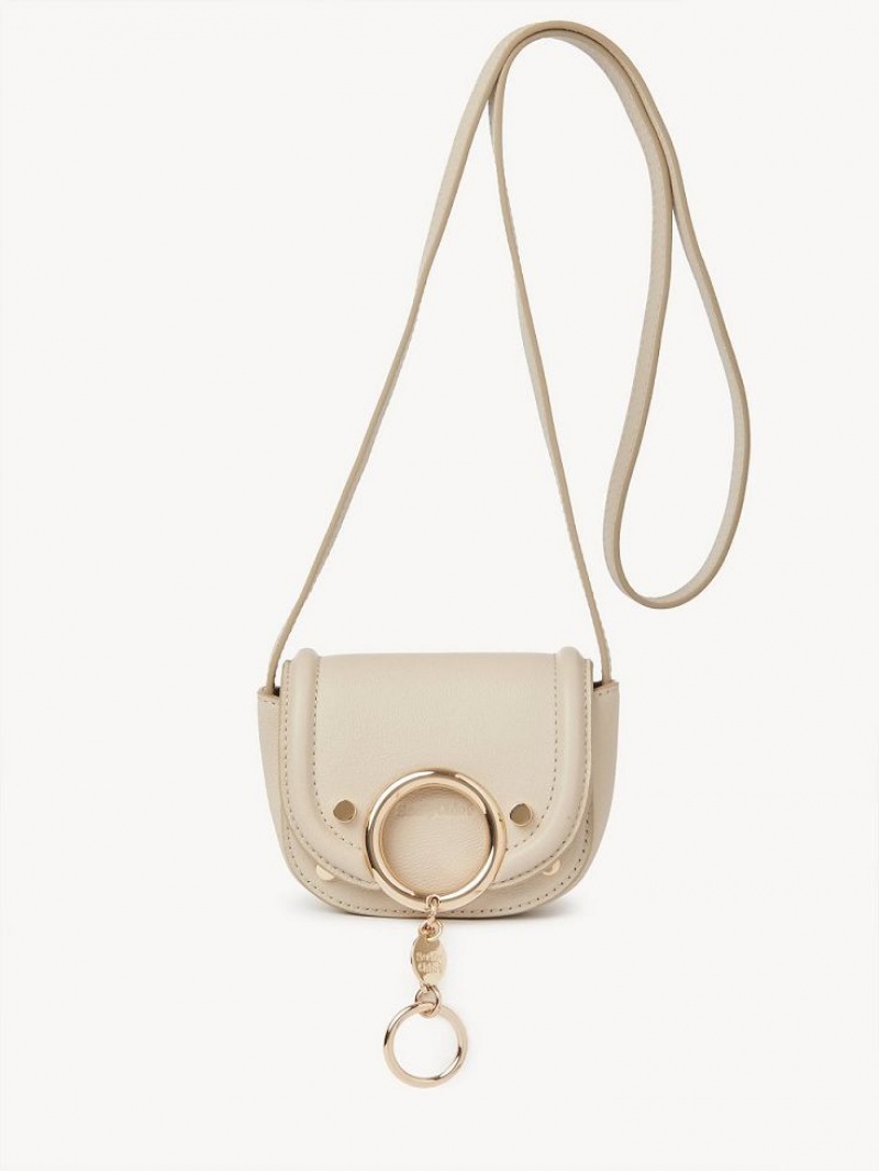 Bolsa De Hombro Chloe Mara Micro Beige | CHE-SR14607