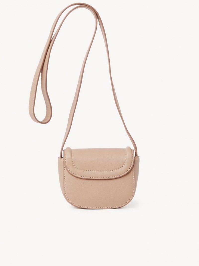 Bolsa De Hombro Chloe Mara Micro Cafe Rosas | CHE-SR14606