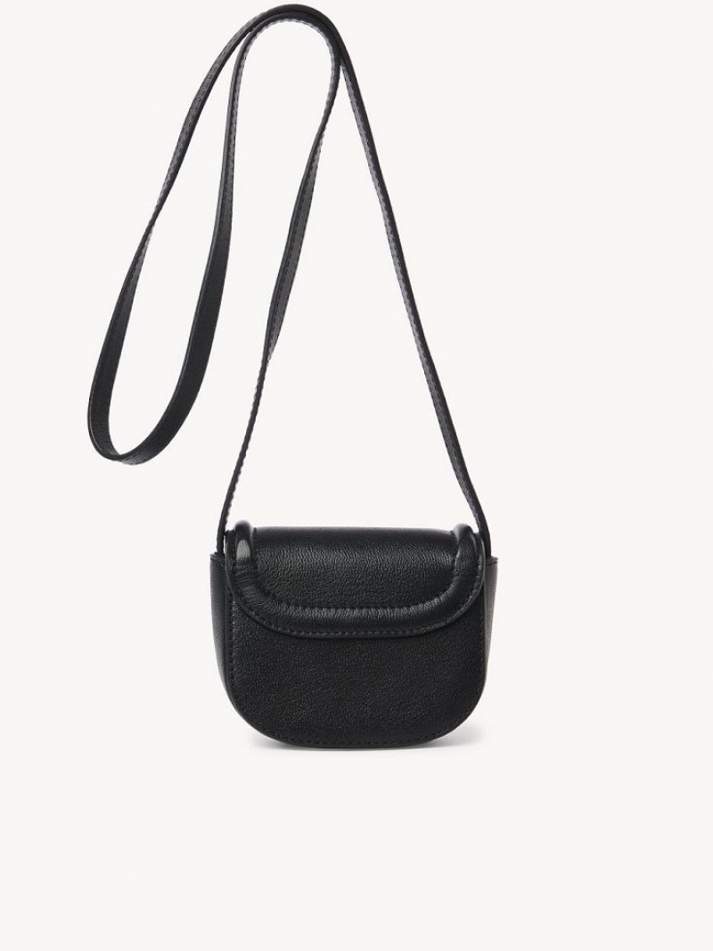 Bolsa De Hombro Chloe Mara Micro Negras | CHE-SR14608