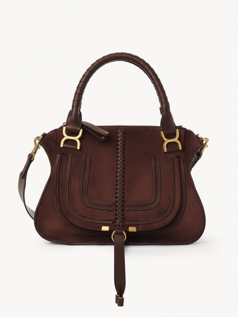 Bolsa De Hombro Chloe Marcie Double Carry Rojas | CHE-SR13437