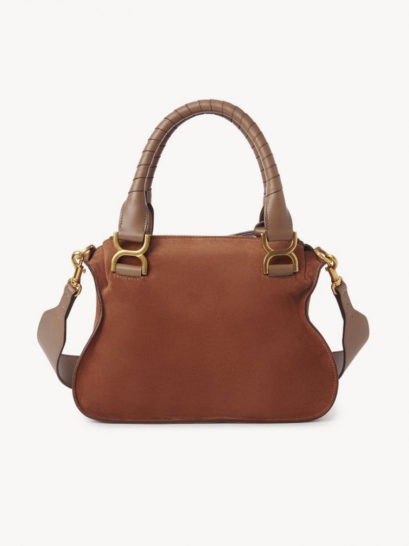 Bolsa De Hombro Chloe Marcie Small Double Carry Marrones | CHE-SR13440