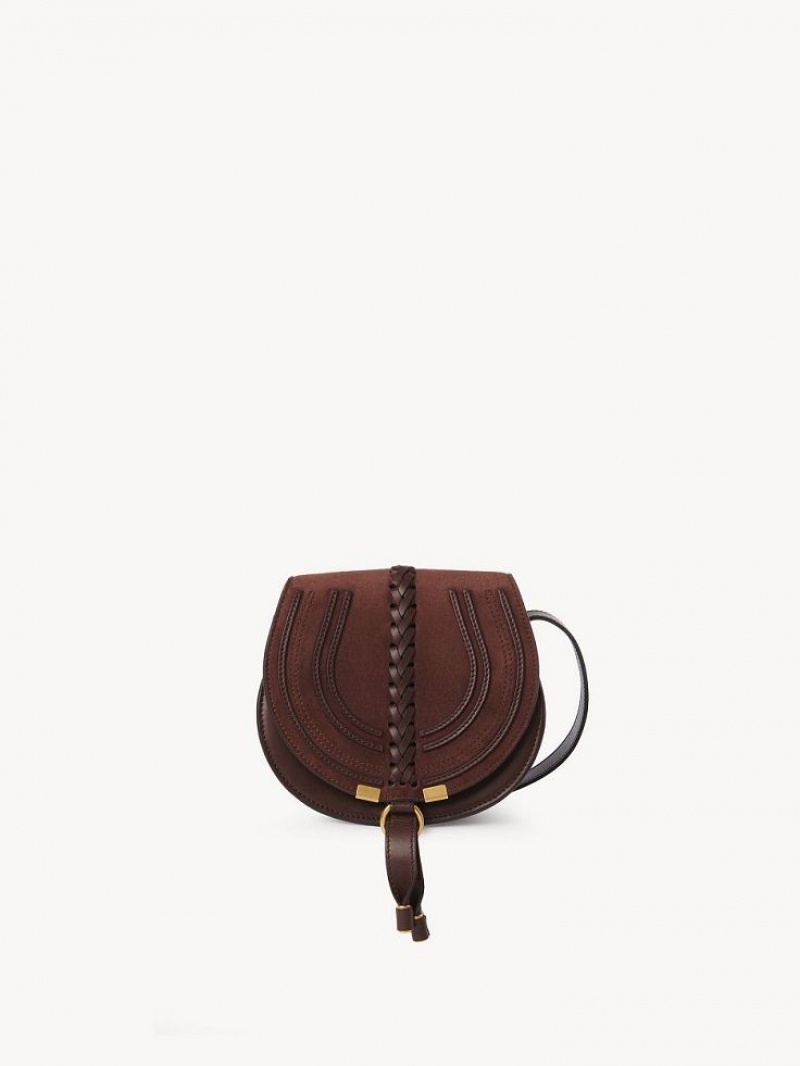 Bolsa De Hombro Chloe Marcie Small Saddle Rojas | CHE-SR13415