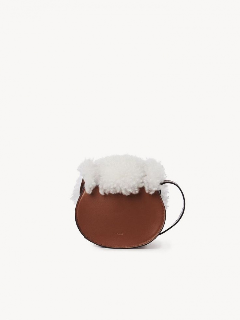 Bolsa De Hombro Chloe Marcie Small Saddle Marrones | CHE-SR13425