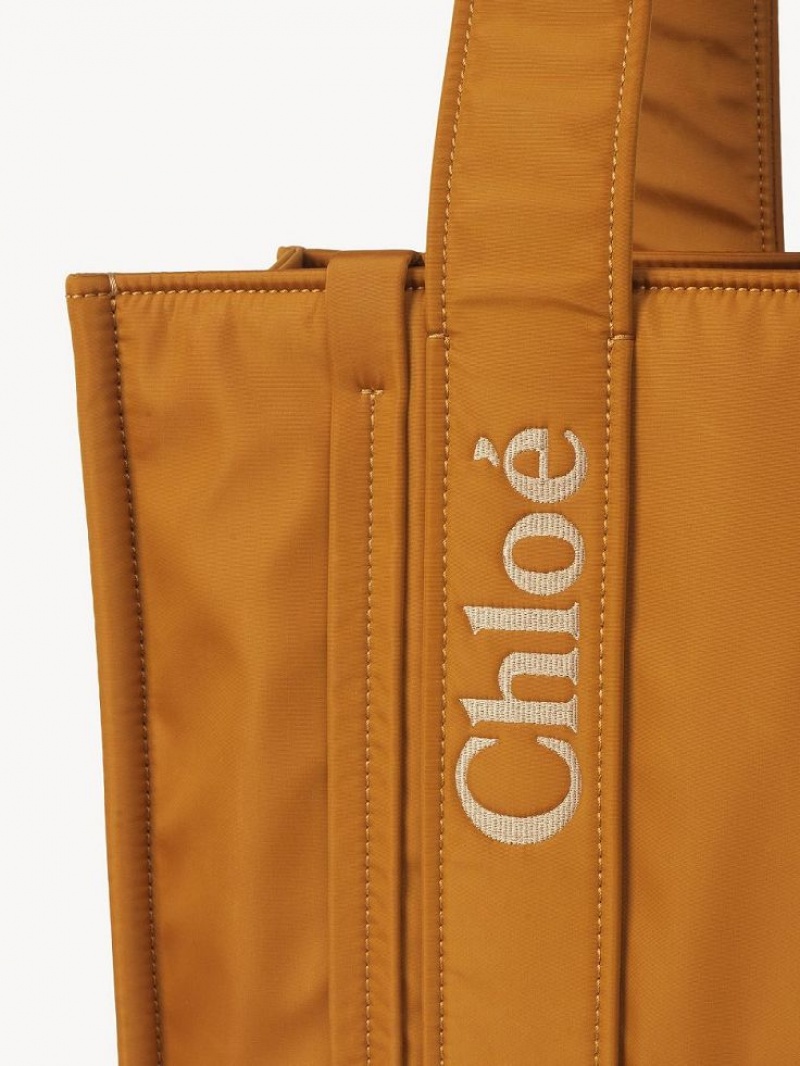 Bolsa De Hombro Chloe Medium Woody Amarillo | CHE-SR13411