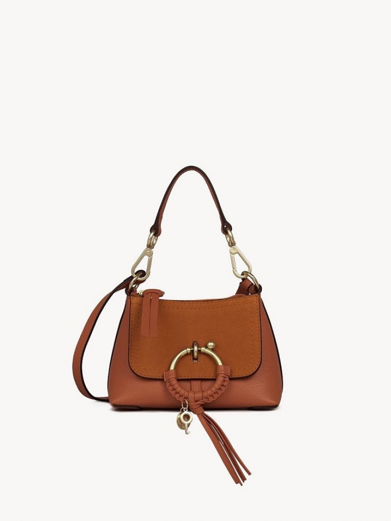 Bolsa De Hombro Chloe Mini Joan Marrones | CHE-SR14663