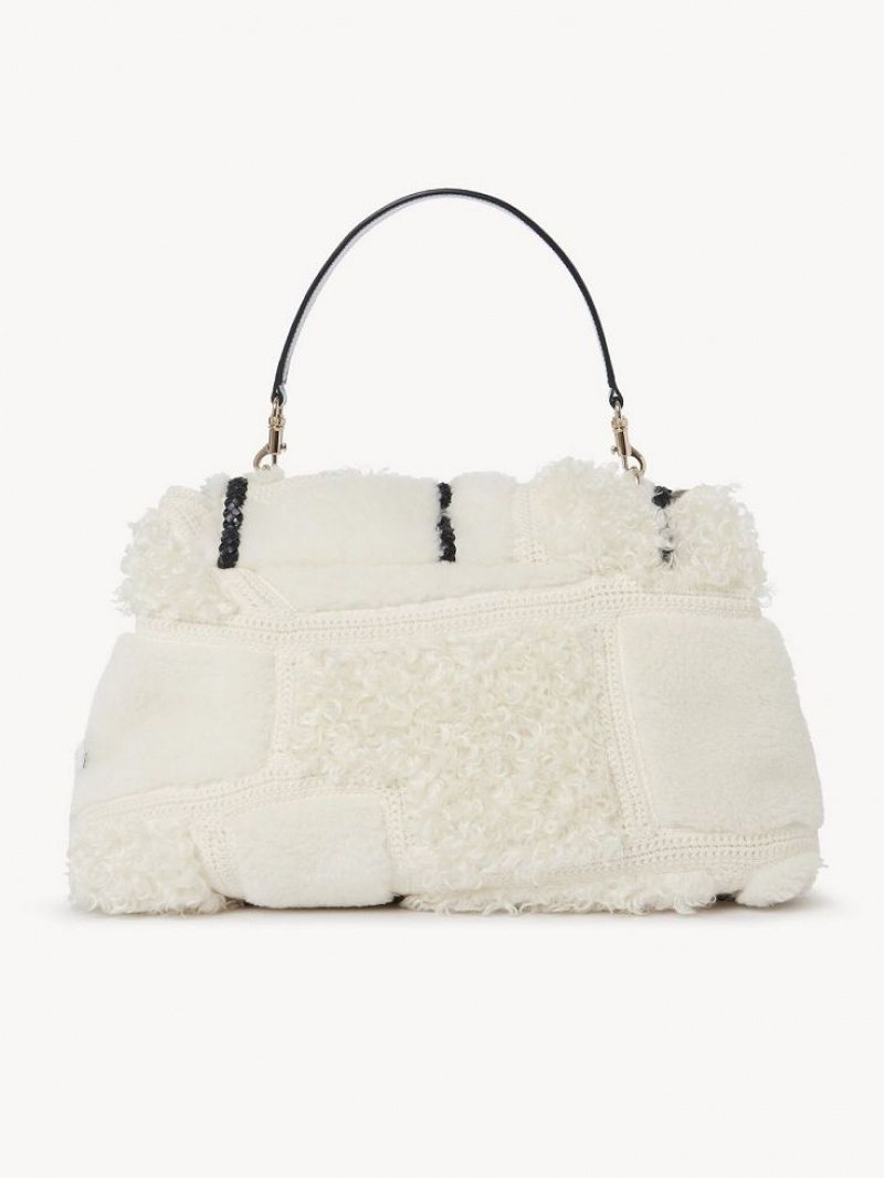 Bolsa De Hombro Chloe Penelope Large Soft Blancas | CHE-SR13442