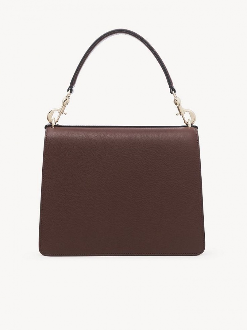 Bolsa De Hombro Chloe Penelope Medium Top Handle Chocolate | CHE-SR13443