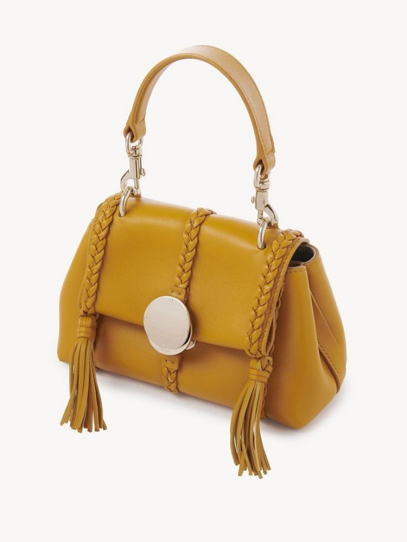 Bolsa De Hombro Chloe Penelope Mini Soft Amarillo | CHE-SR13450