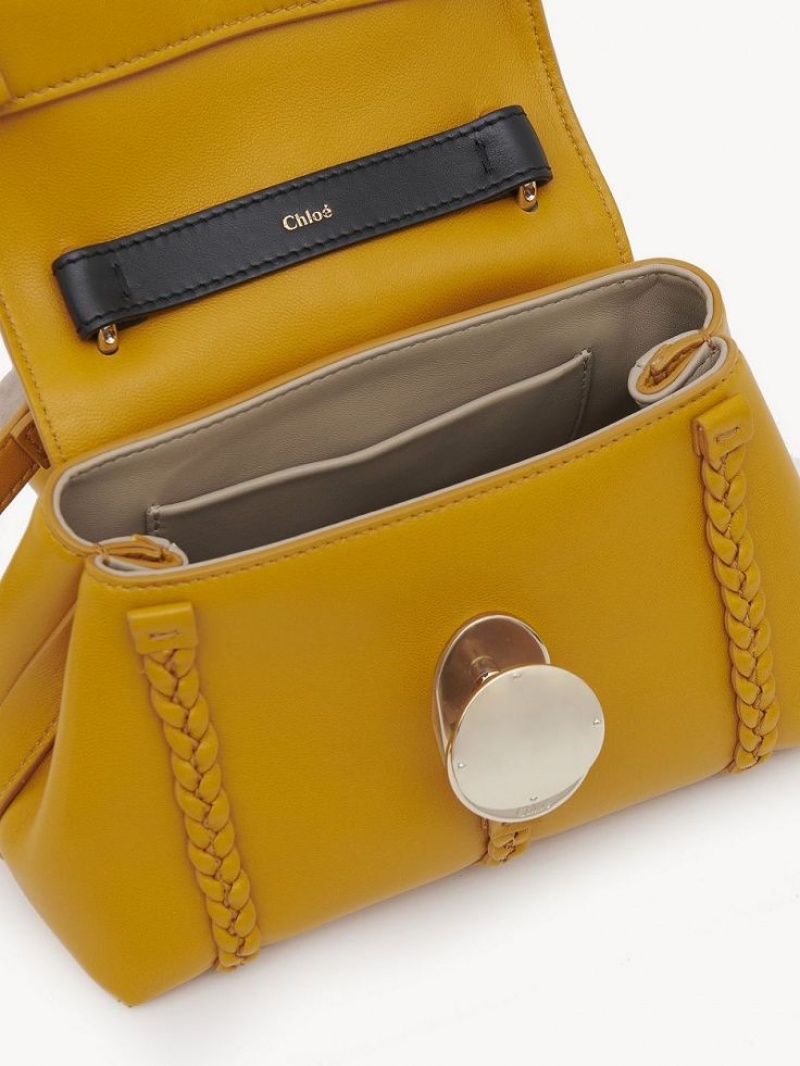 Bolsa De Hombro Chloe Penelope Mini Soft Amarillo | CHE-SR13450