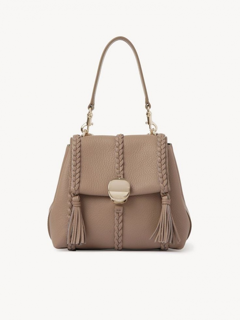 Bolsa De Hombro Chloe Penelope Small Soft Marrones | CHE-SR13456