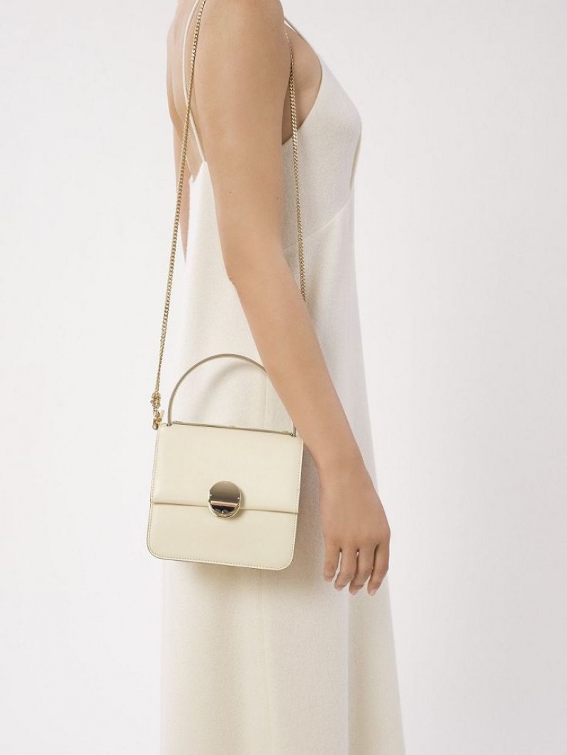 Bolsa De Hombro Chloe Penelope Small Top Handle Blancas | CHE-SR13449