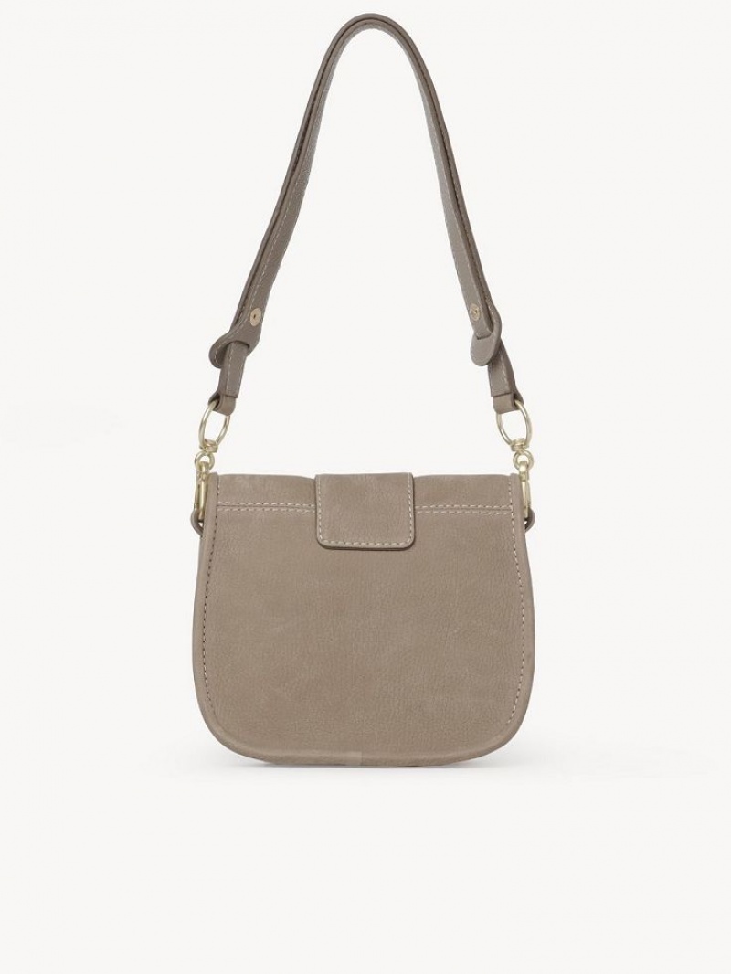 Bolsa De Hombro Chloe Saddie Satchel Gris | CHE-SR14666