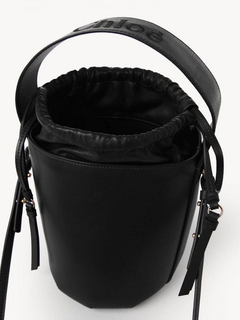 Bolsa De Hombro Chloe Sense Bucket Negras | CHE-SR13416