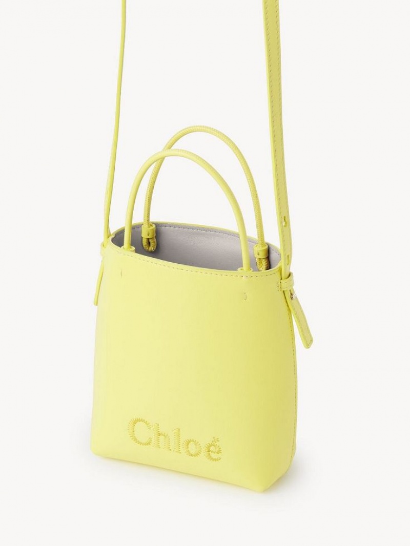 Bolsa De Hombro Chloe Sense Micro Amarillo | CHE-SR13408