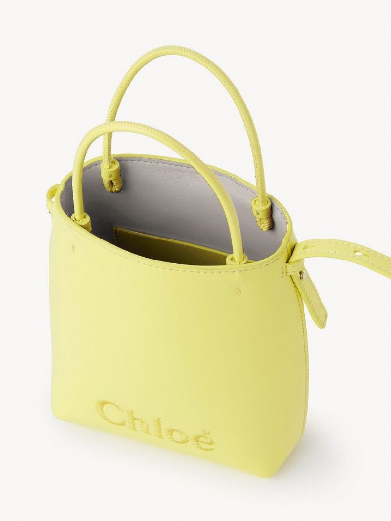 Bolsa De Hombro Chloe Sense Micro Amarillo | CHE-SR13408