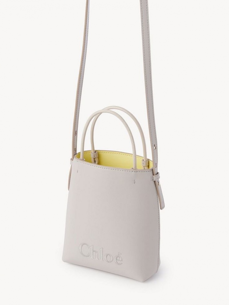 Bolsa De Hombro Chloe Sense Micro Gris | CHE-SR13405