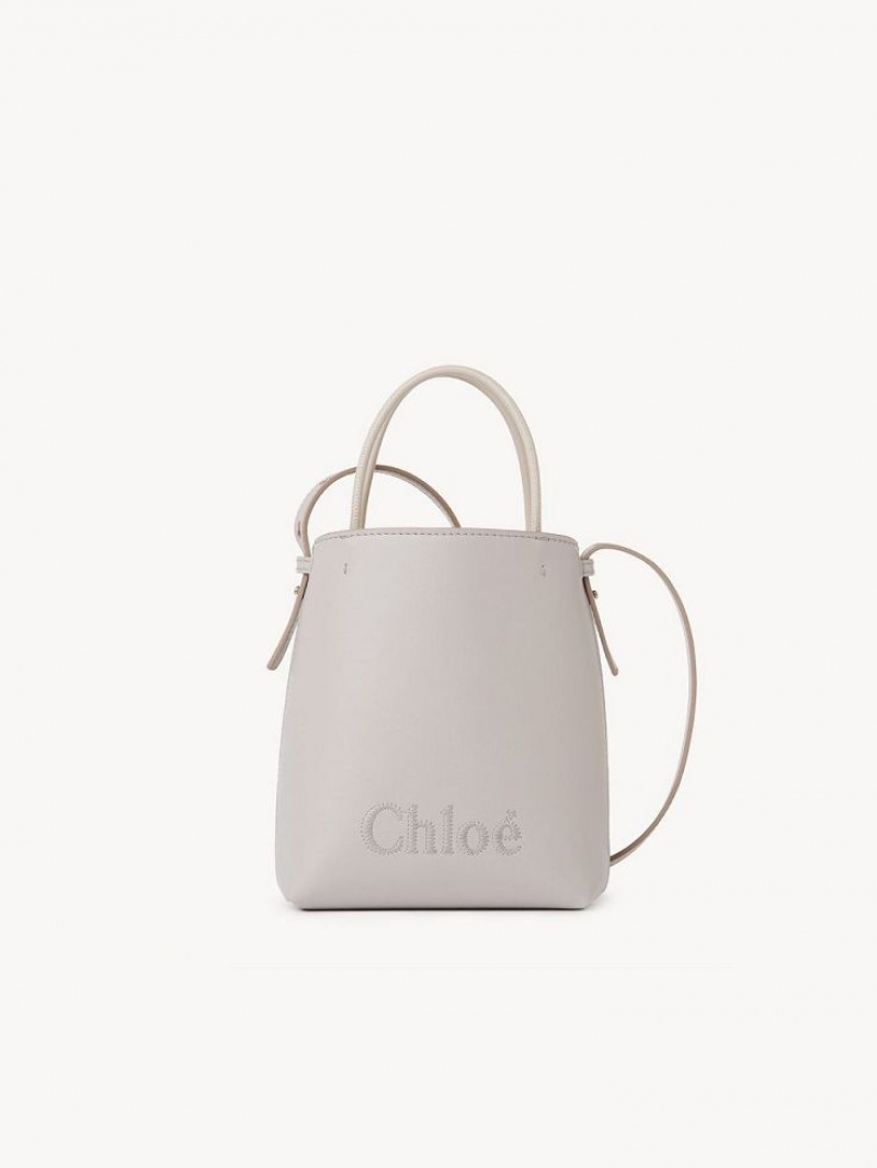 Bolsa De Hombro Chloe Sense Micro Gris | CHE-SR13405