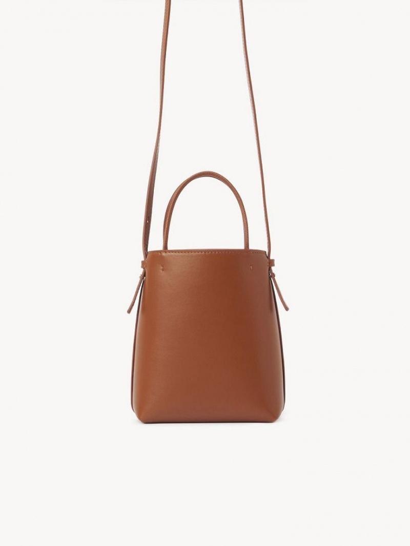 Bolsa De Hombro Chloe Sense Micro Marrones | CHE-SR13406