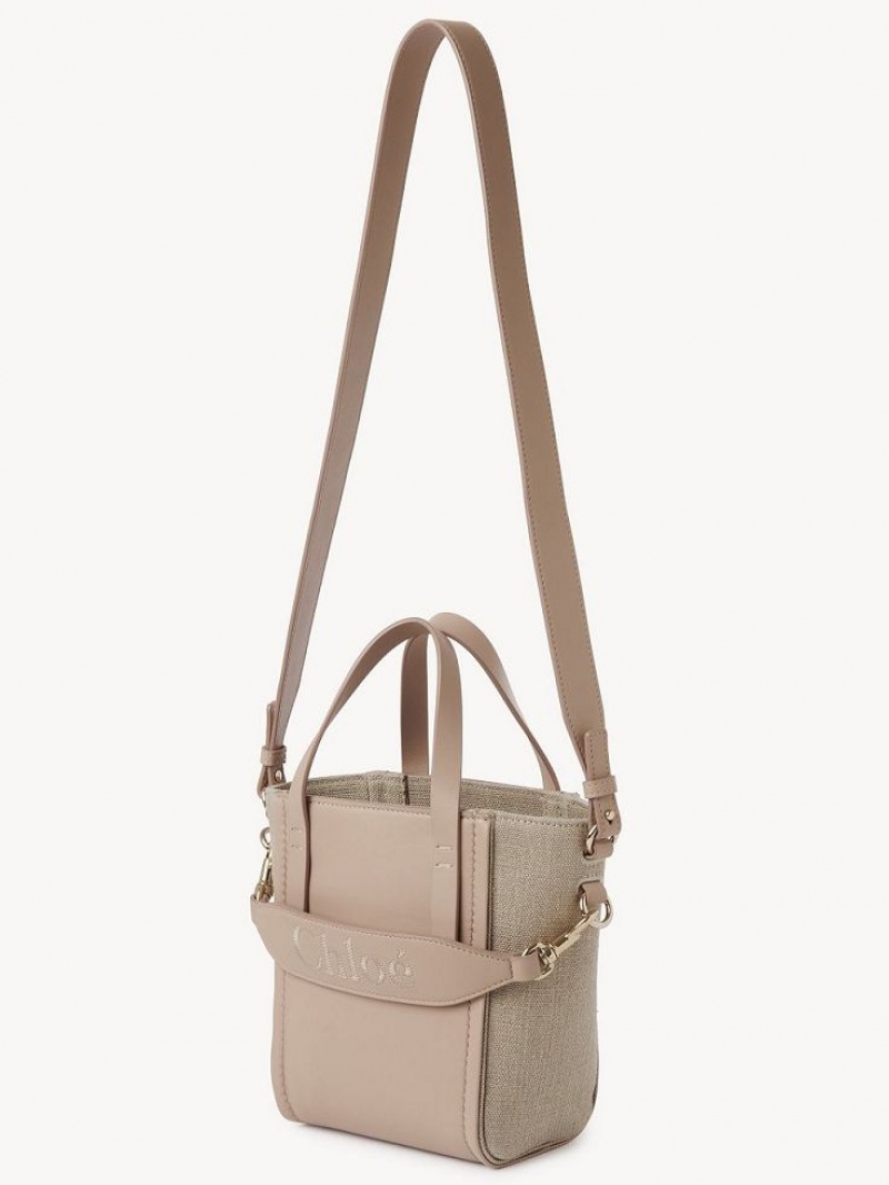 Bolsa De Hombro Chloe Sense Small Beige | CHE-SR13418