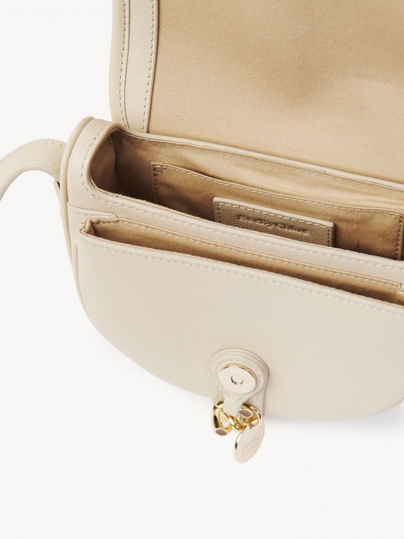 Bolsa De Hombro Chloe Small Mara Saddle Beige | CHE-SR14628