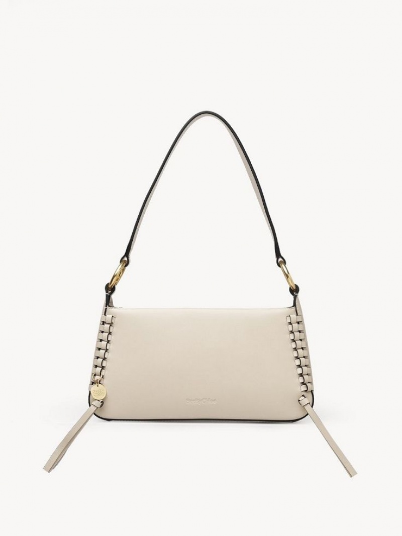 Bolsa De Hombro Chloe Tilda Uette Beige | CHE-SR14670