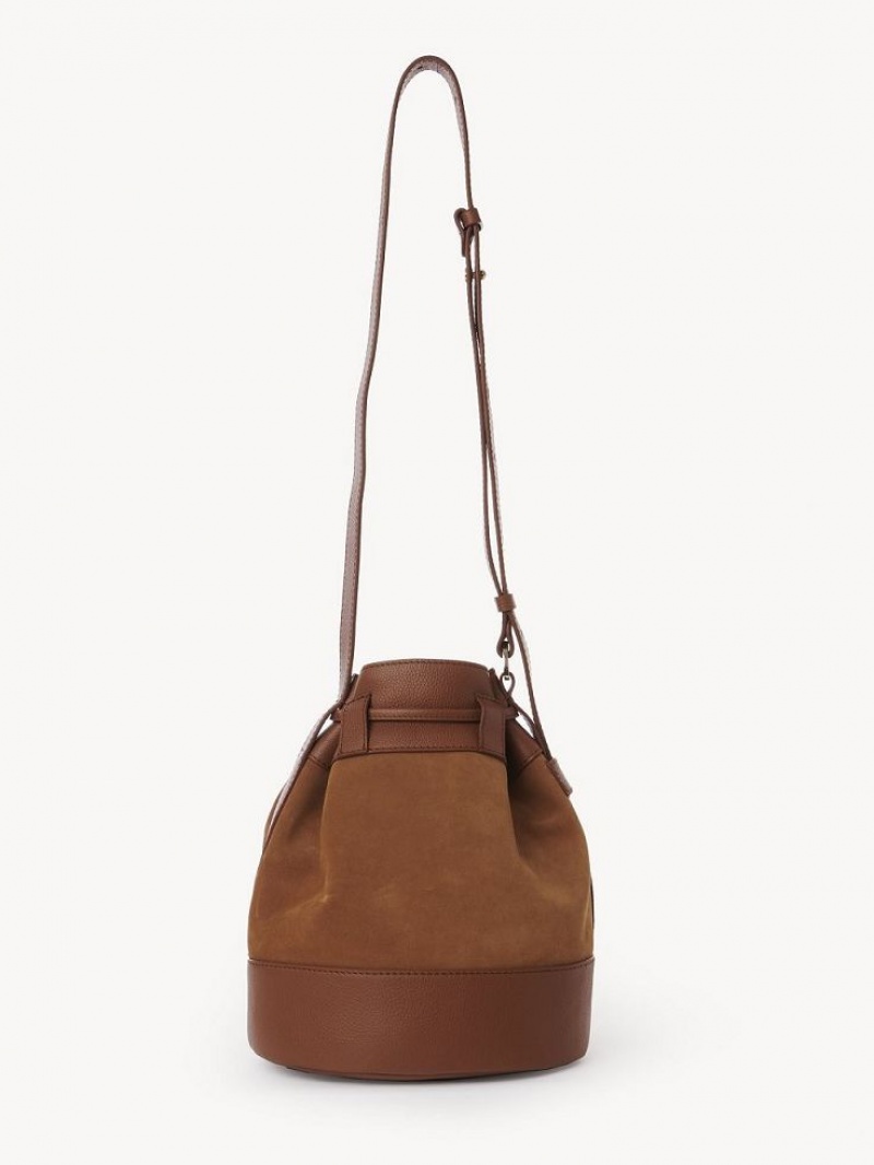 Bolsa De Hombro Chloe Vicki Bucket Marrones | CHE-SR14622