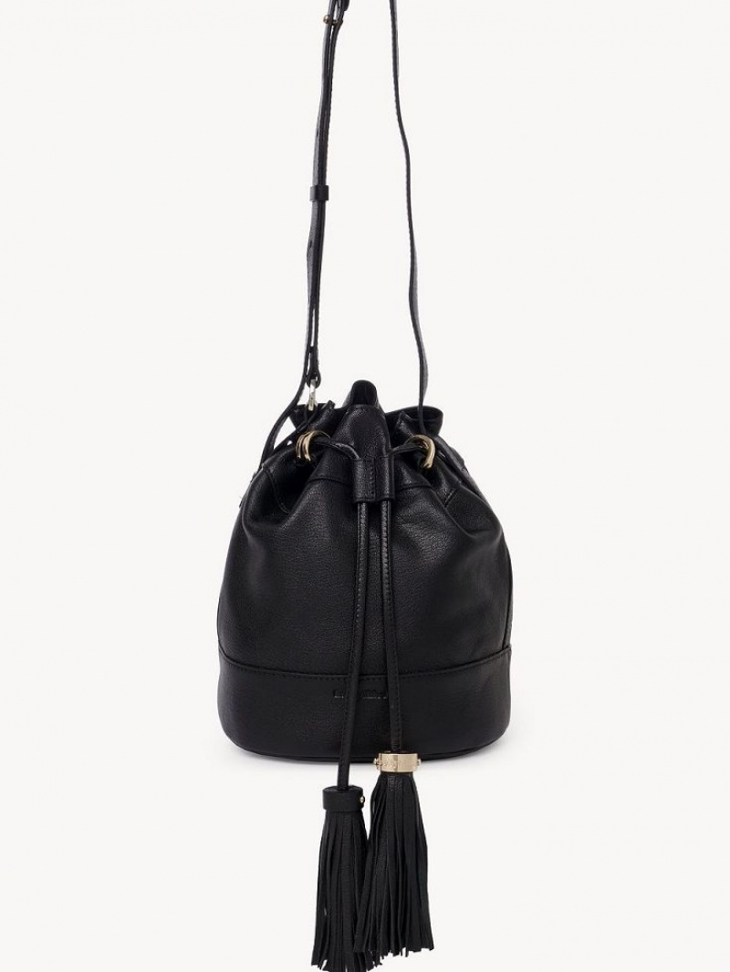 Bolsa De Hombro Chloe Vicki Bucket Negras | CHE-SR14637